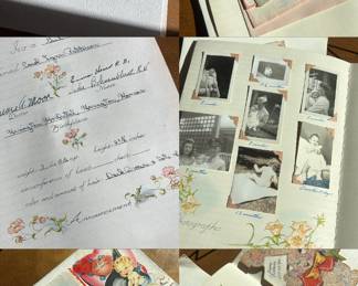 Vintage Baby Scrapbook
