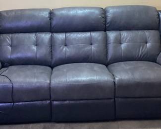 CHARCOAL GRAY ELECTRIC RECLINING SOFA