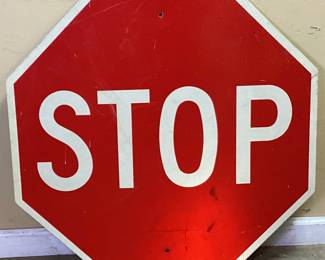 ROAD STOP SIGN