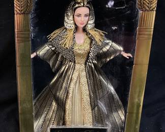 1999 ELIZABETH TAYLOR IN CLEOPATRA BARBIE, FIRST IN SERIES, NIB