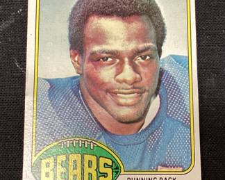 1976 TOPPS ROOKIE WALTER PAYTON #148 FOOTBALL CARD, 