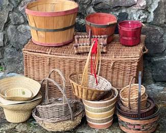 wicker baskets