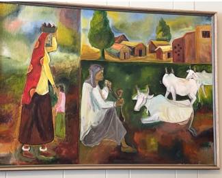 Large Framed Oil Painting
38 x 27in.