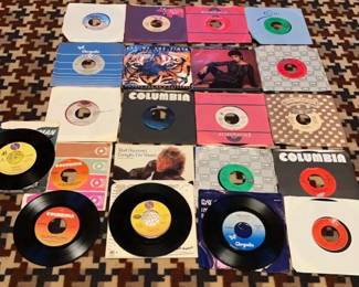 vinyl records with various artist