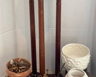 Marble Top Plant Stand With Planter Variety: 7pcs