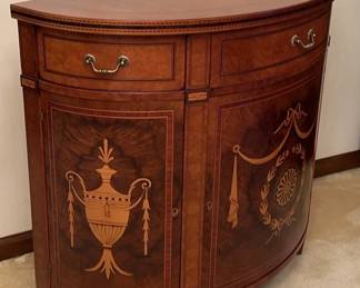 Olive Wood Toulouse Demi-Lune Sideboard With Key