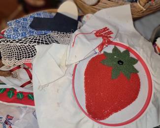 fabric, crafting (basement)