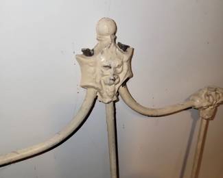 wrought iron bed frame (garage)