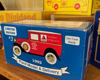 1992 Limited Edition #3 CITGO Ford Model A Delivery 1:25 Scale Die Cast Bank