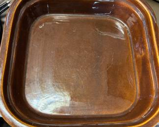 Brown Crock Insert for Electric Skillet