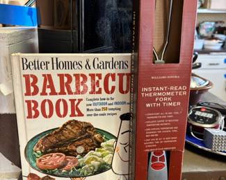 Better Homes and Gardens Barbecue Book, Williams-Sonoma Instant Read Thermometer Fork