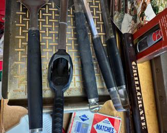 Assortment of Grilling Utensils