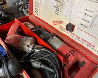 Milwaukee Sawzall Reciprocating Saw, Milwaukee, Milwaukee Magnum Hole Shooter 1/2" Corded Drill 
