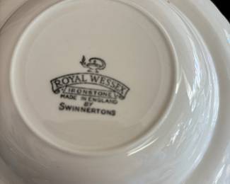Royal Wessex White Ironstone Swingertons Dish Set