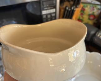 Cilley Inc Cream Ceramic Gravy Bowl
