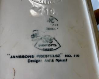 1970's Serving Platter/Tray by Anita Nylund for Jie Gantofta Sweden