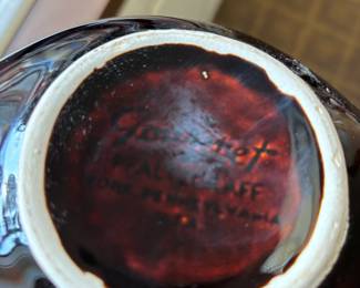 Pfaltzgraff Brown Drip Glaze Gravy Boat 