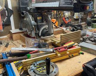 Craftsman 10 Inch Radial Arm Saw, Incra Miter Gauge