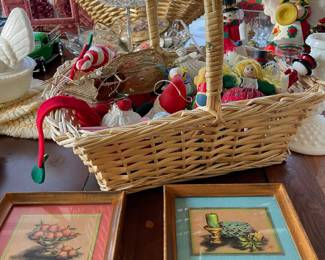 Assortment of Christmas Decor and Ornaments