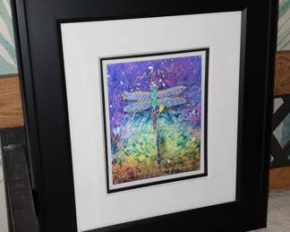 Tim Yanke - 'Violet Fertility', 3D Lenticular Lithograph, Signed.