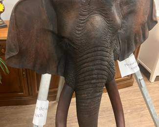 Wood carving, looks real.