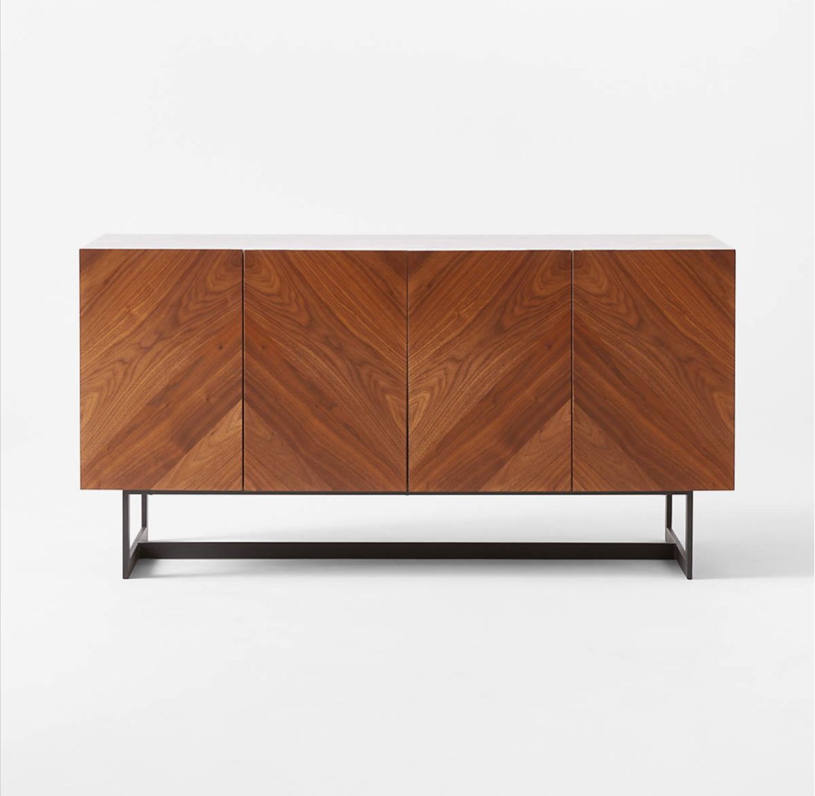 CB2 marble top media console - two available