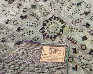 ABC Carpet silk blend area rug