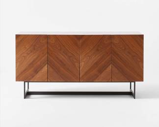 CB2 marble top media console - two available