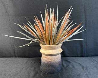 Crate+Barrel wood vase