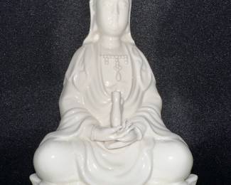 Porcelain Buddha figurine 