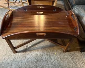 #86 Wood Drop-Side Coffee table - 42x30x16.5 $30.00