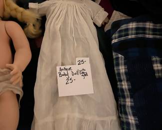#112 Antique baby doll with sleepy eyes $25.00