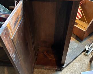 #89 Hand-made Wood Cabinet - 15.5x11x33 $20.00