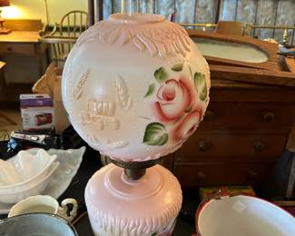 #13 Hand-Painted Gone with the wind Lamp - 24" Tall $30.00