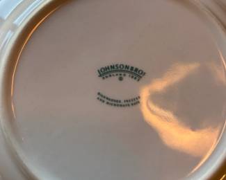 #49 Johnson Bros. Denmark Blue mixed Set $75.00