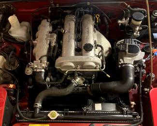 1993 Red Garage kept Miata Sports car with 109k miles, 2 owner, new tires, timing belt and clutch. We will take offers and award to highest bidder on Friday 1-31-25 at noon if bid makes the reserve.