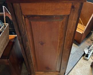#89 Hand-made Wood Cabinet - 15.5x11x33 $20.00