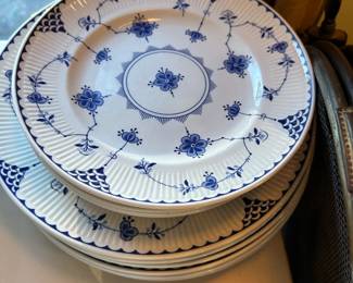 #49 Johnson Bros. Denmark Blue mixed Set $75.00
