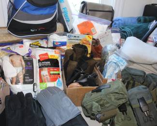 hanes mens underwear, gloves, gun belt