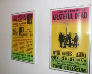 grateful dead posters framed