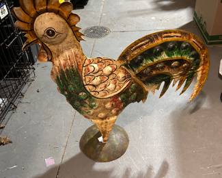 25” tall 3D rooster.