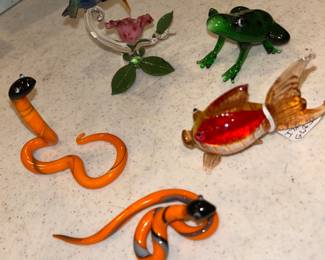 Blown glass items