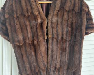 Vintage Mink Fur Stole 