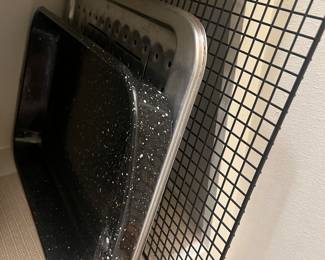 Baking Pans, cooling rack, etc.