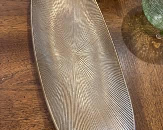 Serveware, Metallic Oval Tray