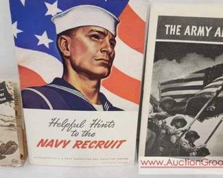 19A WWII Recruitment Booklets and Ephemera