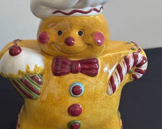 Gingerbread man cookie jar