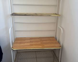 Vintage baker's rack