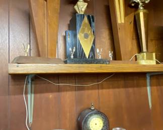 Trophies from winning races