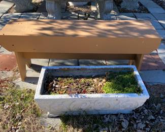 Concrete planters we have several